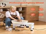 Pottery Wheel, 35 cm Ceramic Wheel Forming Machine, 60-300 RPM Speed Foot Pedal, V952-PDSLPJ36CMBSL9JGJV3
