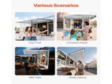 Concession Window 1524x915 mm, Aluminum Alloy Service Window for Food Truck, Up to 85 Degrees Stand V952-SCFWCK6036YCSVAAR001V0