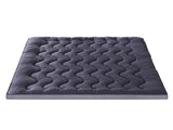 Giselle Bedding 5cm Pillowtop Topper Bamboo Polyester Blend Fibre Pad for Back Pain Relief Washable TOPPER-WA-CHAR-K