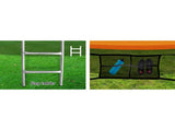Everfit 10FT Trampoline for Kids w/ Ladder Enclosure Safety Net Rebounder Orange TRAMPO-C-C10-OR-AB