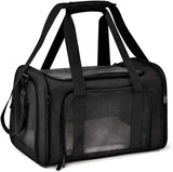 Breathable Multi-Functional Pet Carrier Backpack, Oxford Cloth Car Travel Cat & Dog Carrier, Large V1232-GB-CZ-001
