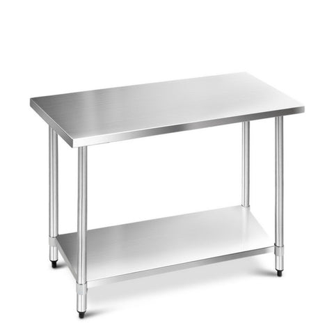 Cefito 1219x610mm Stainless Steel Kitchen Bench 304 SSKB-304S-48