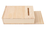Bat House Weather Resistant Handcrafted Single Chamber Wooden Bat Box for Outdoor Garden Patio Yard V1294-YM0901-3111240205711