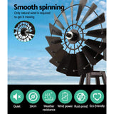 Garden Windmill 160cm Metal Ornaments Outdoor Decor Ornamental Wind Mill GWM-160CM-BR