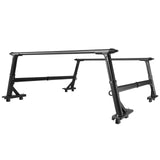 Truck Ladder Rack, 53.3-80.01 cm Height, Adjustable Non-Drilling Aluminum Cargo Rack with Sidebar, V952-PKHJTJKLDCBKLL6NPV0