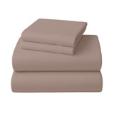 4pc 1000 Thread Count Cotton Rich King Bed Sheet Gift Pack CVC Microfibre Blend in Linen CVC-10KS-LN