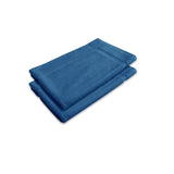 800GSM Set of 2 Cotton Bath Mat Blue Jewel V442-ABR-BATHM-SETOF2800GSM-BLUEJEWEL-RE
