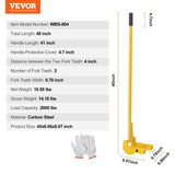 Pallet Buster, 104 cm Handle, 907 kg Weight Capacity, Q235 Carbon Steel, Heavy Duty Deck Wrecker V952-QGWWW4INCH00V293IV0