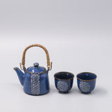 Tea Set for Two 460ml Willow Wave Design V637-C1100