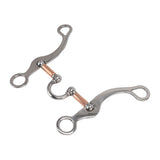 Horse Snaffle Bit Stainless Steel Rose Gold Plated Gag Loose Ring Outdoor Garden Cultivation V1294-YM3111220274211-0421