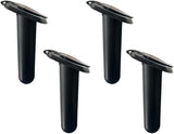 4pc Kayak Fishing Rod Holder - Plastic Flush Mount Boat Holders with Cap Cover for Canoe and Tackle V1259-DP01-A-1303