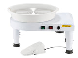 Pottery Wheel, 28 cm Ceramic Wheel Forming Machine, 60-300 RPM Speed Foot Pedal, V952-PDSLPJ28CMBSRQ5F9V3