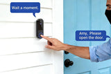 Smart Video Doorbell Camera Wireless Outdoor Doorbell Camera-Black V1263-JX-7397