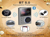 Portable Hi-Res Digital Audio Player - DSD, Dual DAC, Bluetooth 5.0, Expandable Storage V888-ELOSUNG35695