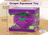 Super Big Squeeze Fidget Squish, Dough Slow Rebound Stress Reliever, 17cm Grape Decompression V1221-XM-LB5332-ZS185