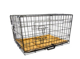 Wire Dog Cage Foldable Crate Kennel 36in withTray Cushion Mat Combo V274-PET-WCCU36-BE