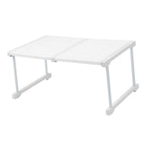 Expandable Cabinet Shelf Carbon Steel ABS PP Closet Storage Shelf Cabinet Organizer Riser Rack for V1294-YM0901-3117240329313