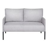 Artiss Armchair 2-Seater Sofa Pillow Linen Grey UPHO-B-ARM08-2S-FB-GY