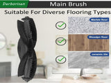 Replacement Accessory Kit Compatible with Tapo RV30 Series - 1 Main Brush 6 Side Brushes 6 V1258-TAPO-01-SET3