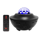 Starry Projector Light Led Night Lamp with Remote Control Romantic Starlit Projection Lamp 3 Levels V1294-YM0901-H37273