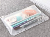 12 money envelopes with 6 holes for A6 size - Budget sleeve for receipts - Storage accessories with V1189-WXFBOL-136-1