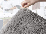 Ultra-soft and absorbent bathroom mat 3.5cm thick, antibacterial and non-slip TPR material, V1188-MS-601-002