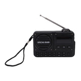 Emergency Radio Bluetooth Speaker Bluetooth 5.4 USB Portable FM Radio for Indoor Outdoor Travel V1294-YM0901-3115250071812