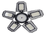 LED Garage Lights Super Bright 2994 Luminous Flux 6000K LED Shop Light with 6 Deformable Panels V1294-YM0901-3119240148011