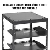 12U Open Frame Server 15''-40'' Adjustable Depth, Free Standing or Wall Mount Network Server V952-KFSJJH12U2340SDYTV0
