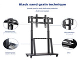 32-80 Rolling TV Stand with 2-Tier Shelf Adjustable Mount V178-66763