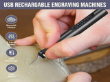 Deally Electric Engraving Pen with 37 Bits USB Rechargeable Cordless Rotary Tool for Jewelry Wood V1369-AZ3-W-16971