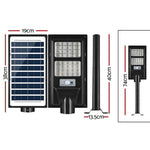 Leier 160 LED Solar Street Light Flood Motion Sensor Remote STL-OP-160-B