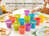 12Pcs Plastic Cups, 17.5oz Unbreakable Water Cups Drinking Cup, Reusable Tumblers for Indoor Outdoor V1192-AZ-W-17267