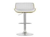 Artiss Bar Stools Swivel Leather Chairs Wooden BA-TW-8092-WH