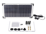 Solar Fountain Pump 9V 10W Easy To Install Solar Fountain Pond Pump Kit for Bird Bath Garden V1294-YM0703-3111230127111