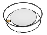 Modern LED Ceiling Light Dimmable Flush Mount Ceiling Lamp with Remote Control for Bedroom Living V1294-YM0901-3119250024612