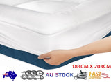 Luxury Mattress Topper Pillowtop Bedding Mat Pad Fitted Cover Underlay KING V201-W13616860