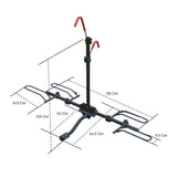2 Bicycle Bike Rack Rear Car Carrier 2" Hitch Mount Platform Foldable V379-BKECARBC200701