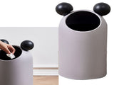 Trash Can Inclined Opening Large Capacity Modern Look Thickened Garbage Bin for Kitchen Bathroom V1294-YM0521-3117220287512