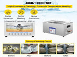 Digital Ultrasonic Cleaner 30L Ultrasonic Cleaning Machine 40kHz Sonic Cleaner Machine 316 & 304 V952-QX30L316-220VBWIVV3