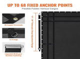 Cargo Net, 3050 x 2670 mm, Heavy Duty Truck Cargo Net for Truck Bed, 4 Adjustable Straps with V952-HWGDWYMESHYFSTOU0V0