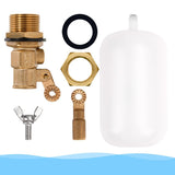 1/2in Float, Water Level Control Auto Fill Adjuatable Arm, 60 PSI, 1.5GPM Flow, Brass V1107-137-50964-WHT1