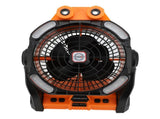 Camping Fan Rechargeable 10400mAh Timing 7 Light Modes Dual Blades Dual Motor 270&deg Adjustable V1294-YM0901-3113240224711