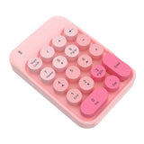 2.4g Wireless Numeric Keypad Cute Mixed Color Financial Special Nine-Key Password Carry It V1369-AZ3-W-08361