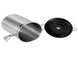Stainless Steel Sealed Tank MoistureProof Coffee Bean Tea Storage Pot with Air Evacuation V1294-YM0901-3118200183912