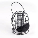 Iron Cage Bird Feeder Metal Bird Food Dispenser Hanging Feeding Column V1294-YM0717-10077407