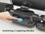 74 LED Solar Motion Sensor Light with Movement Detection, 3 Brightness Modes Outdoor Wall Lamp, V1232-TYNGYD001