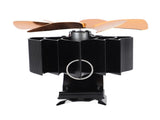 Wood Stove Fan Heat Powered 6 Blades Hanging Stove Fan Silent Flue Pipe Hanging Fireplace Fan Eco V1294-YM0706-3114230124812