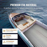 VEVOR Boat Flooring, EVA Foam Boat Decking 94.5" x 35.4", Non-Slip Self-Adhesive Flooring, 23.2 V952-CBZZFHPMDDHSS4TPHV0