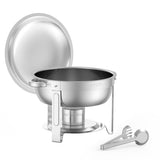 VEVOR 5 Qt 4 Pack Round Chafing Dish Buffet Set Full-Size Pan Stainless Steel V952-YXBXGSTGK4JTSHNBOV0